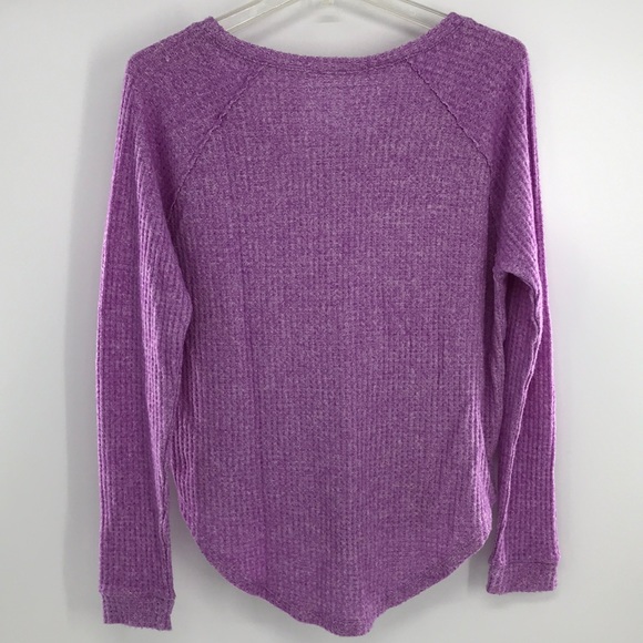 NEW AmericanEagle OutfittersSweater HighLow Purple - Picture 6 of 11